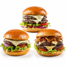 HOMEMADE BURGERS